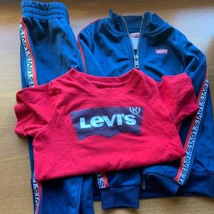 Levi tracksuit set with matching shirt